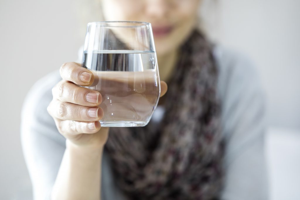 Wasser trinken ist gut für unseren Körper